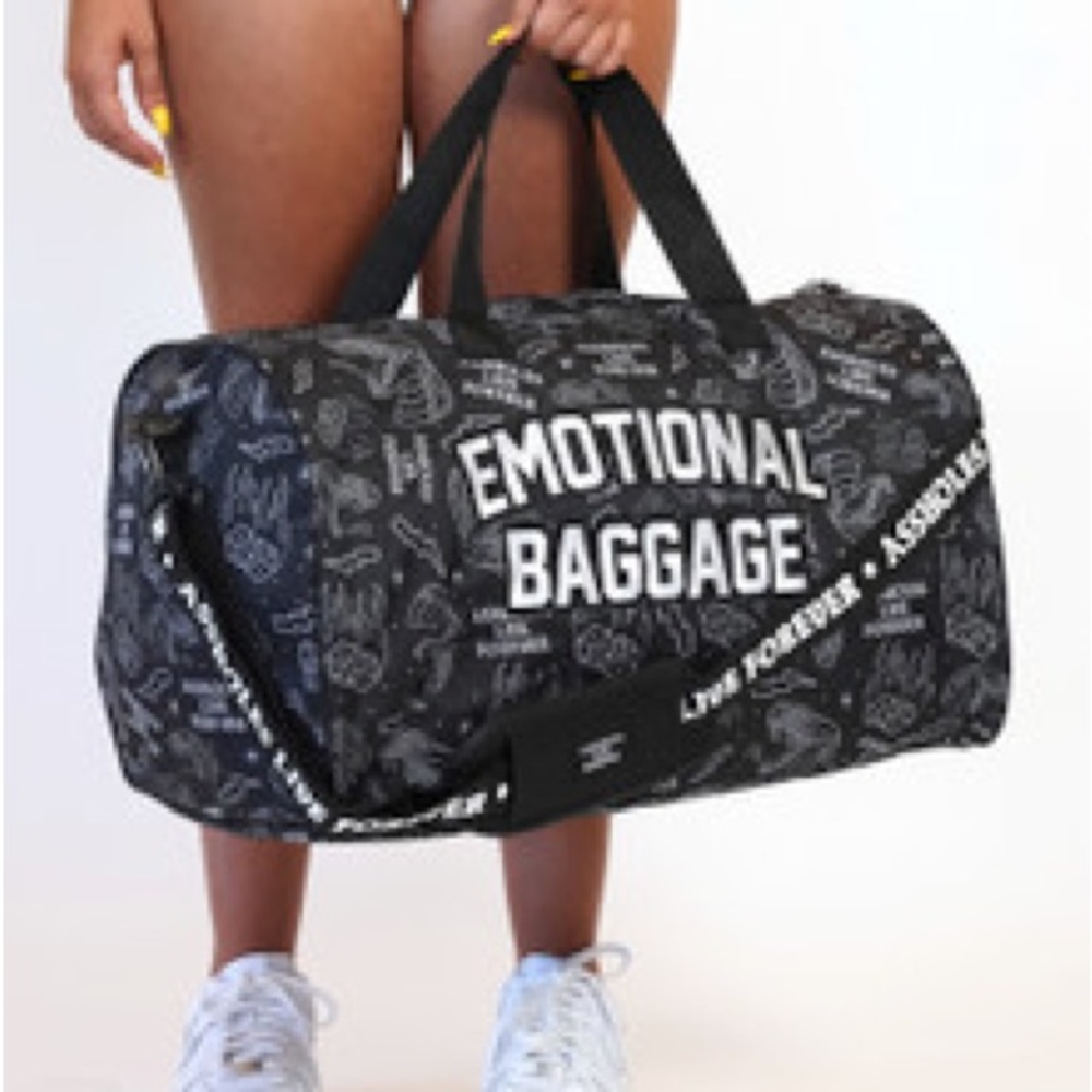 Assholes Live Forever Printed Duffel